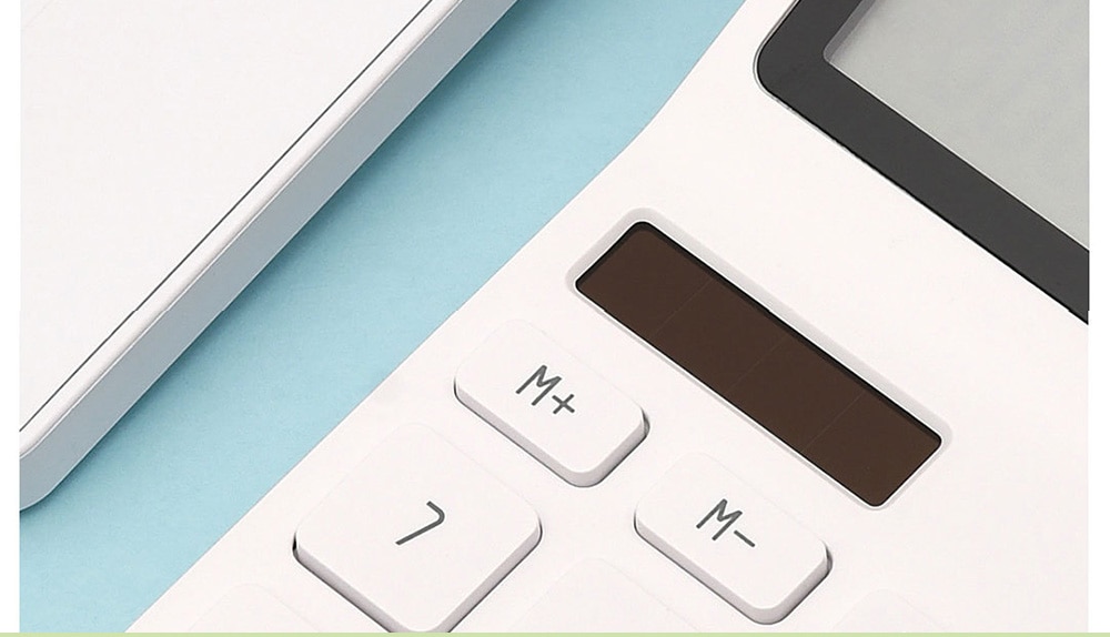 Solar Desktop Calculator from Xiaomi youpin- White