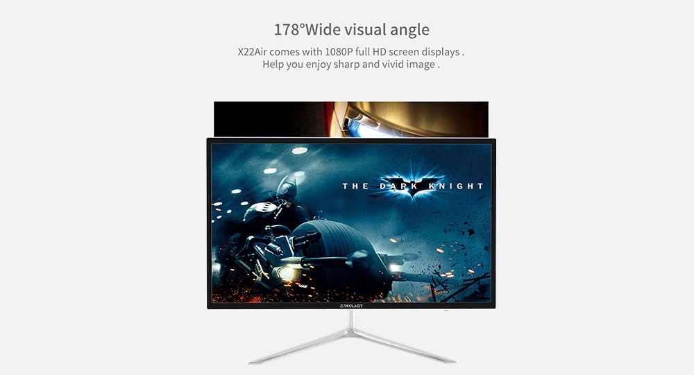 Teclast X22 Air All-in-one PC Desktop 21.5 inch DOS Intel Celeron J3160 Quad Core 1.6GHz 4GB RAM 1TB HDD HDMI- White