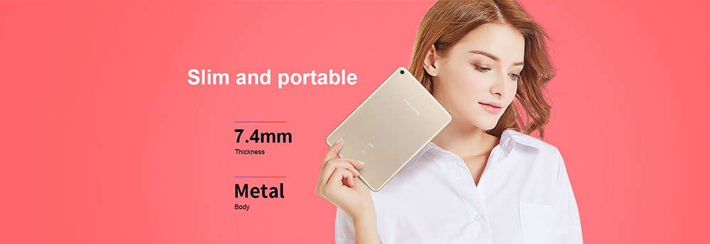 Teclast M89 Tablet PC 7.9 inch Android 7.0 MTK8176 Hexa Core 2.1GHz 3GB RAM 32GB eMMC ROM Double Cameras Dual WiFi HDMI Type-C- Champagne