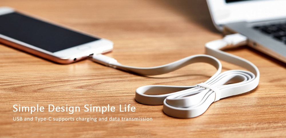 Original Xiaomi Type-C Charging and Sync USB Data Cable 1.2m Fast Charge - White