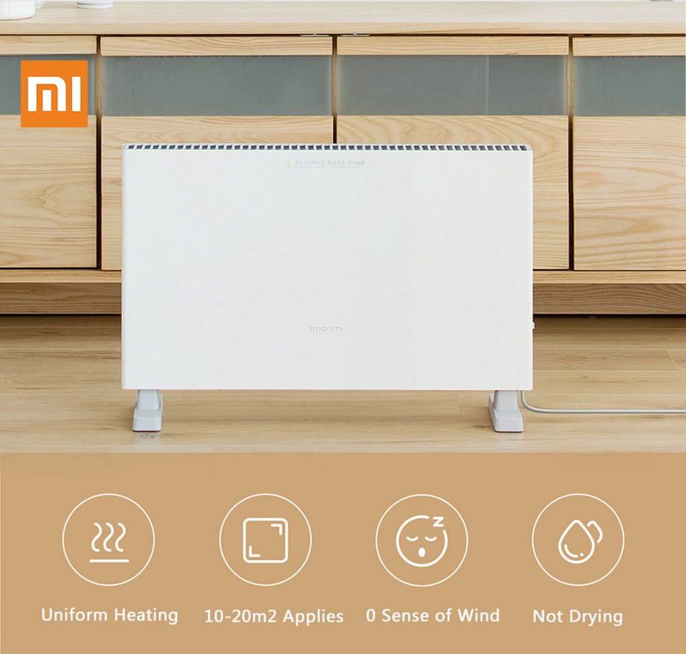 Smartmi Smart Waterproof Electric Heater ( Xiaomi Ecosystem Product ) - White