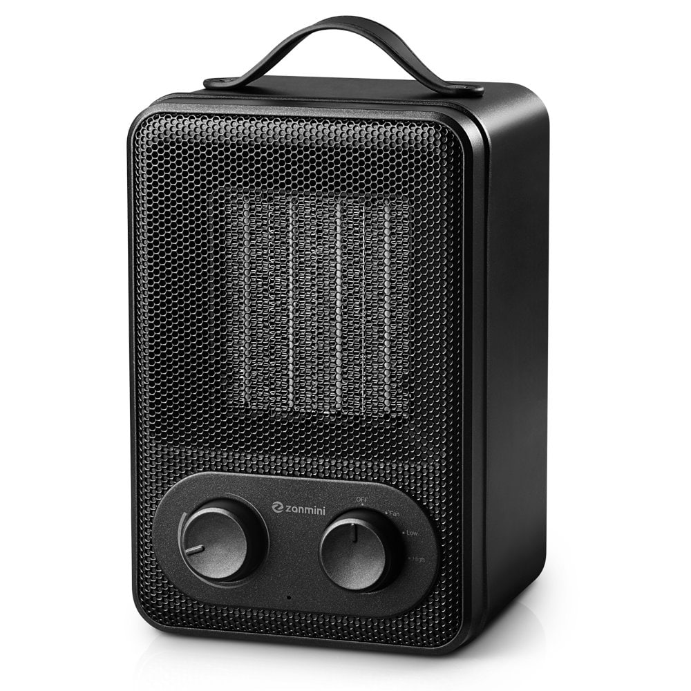 zanmini DH - QN03 Electric Portable Heater- Black US Plug (2-pin)