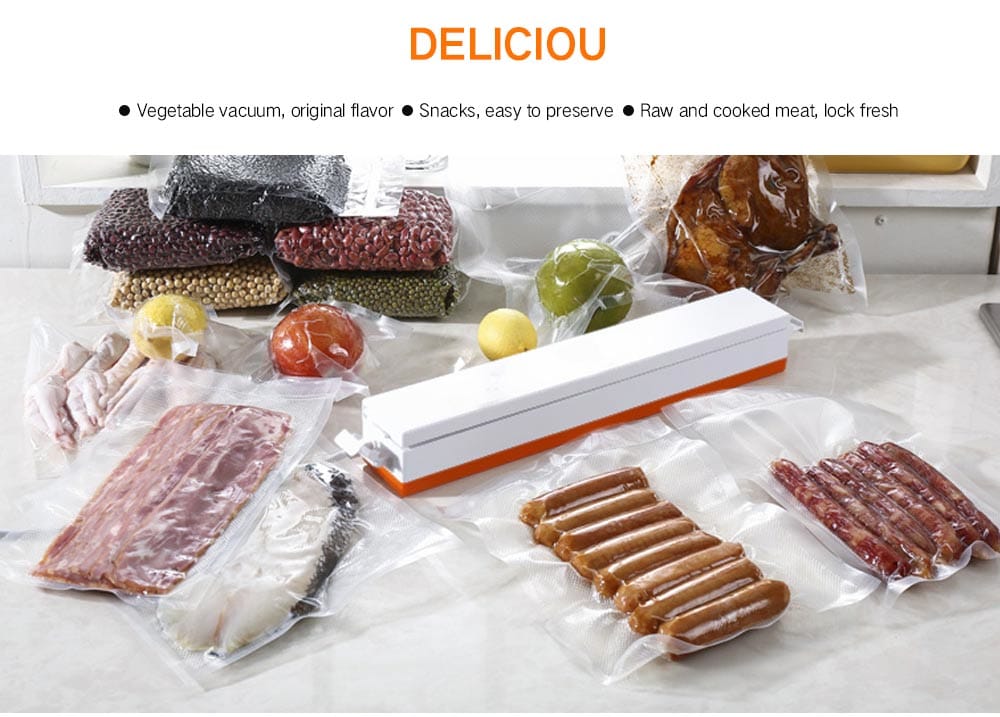 Vacuum Machine Special Grain Packaging Bag Food Preservation Bag Reticulated Vacuum Roll Bacon Sausage Sealed Plastic Bag- 17 cm (width) * 5 m (full length) * 16 silk