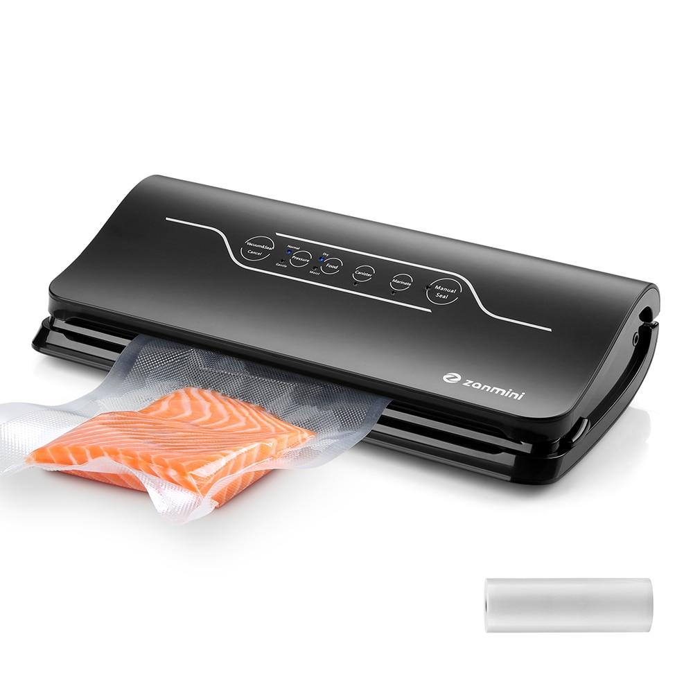 zanmini GN - 1058 Vacuum Food Sealer- Black EU Plug