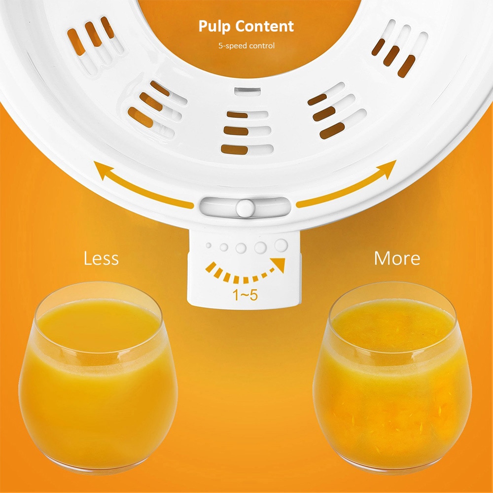 Sweet Alice SW - 3003B Large Capacity Juicer Juice Squeezer- Saffron