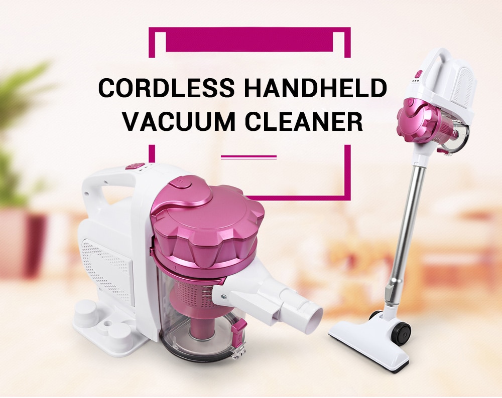 ZEK ZC1018 Cordless Rechargeable Handheld High-power Vacuum Cleaner- Mauve EU Plug