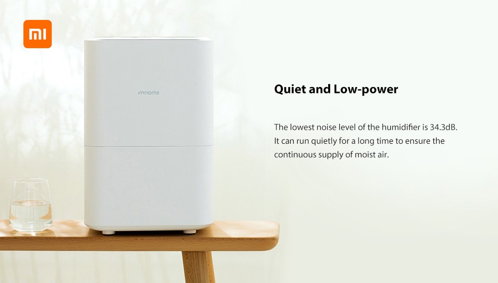 Smartmi Pure Evaporative Air Humidifier with 4L Capacity for Home Office ( Xiaomi Ecosystem Product )- White