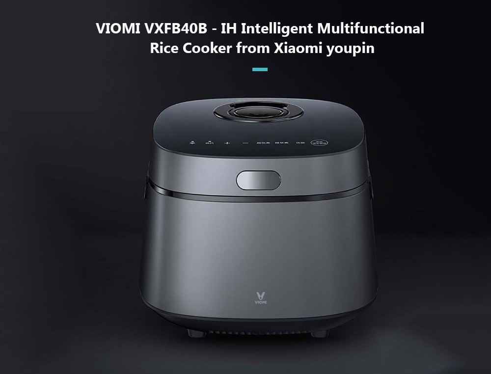 VIOMI VXFB40B - IH Intelligent Multifunctional Rice Cooker from Xiaomi youpin- Carbon Gray