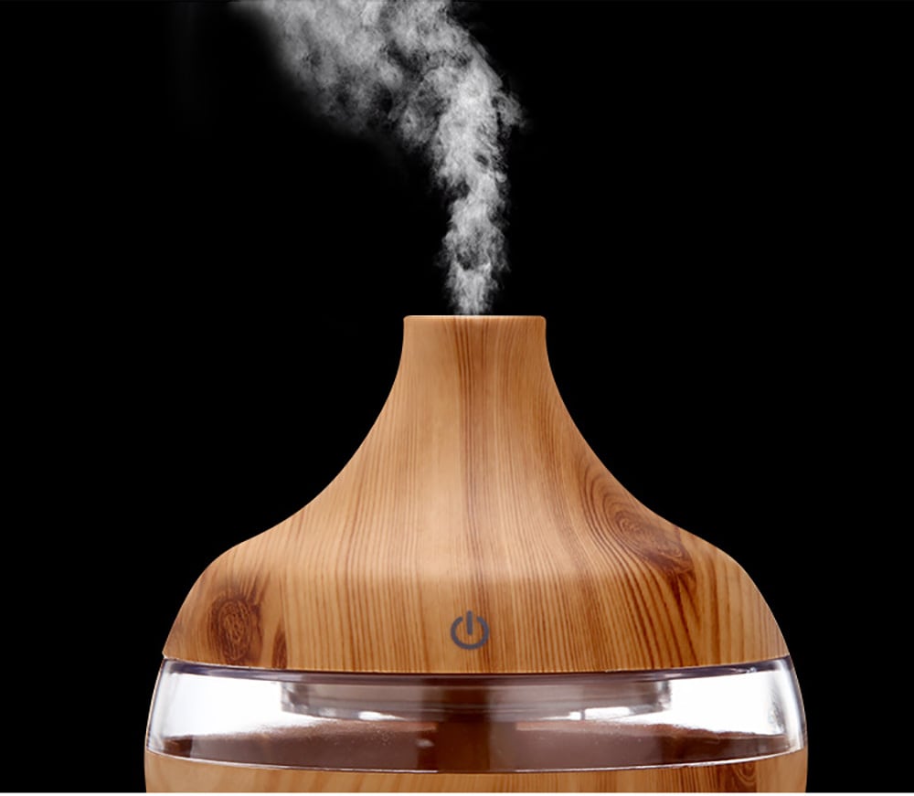 XBH - 038B Air Aroma Humidifier Ultrasonic Aromatherapy Essential Oil Diffuser- Coffee