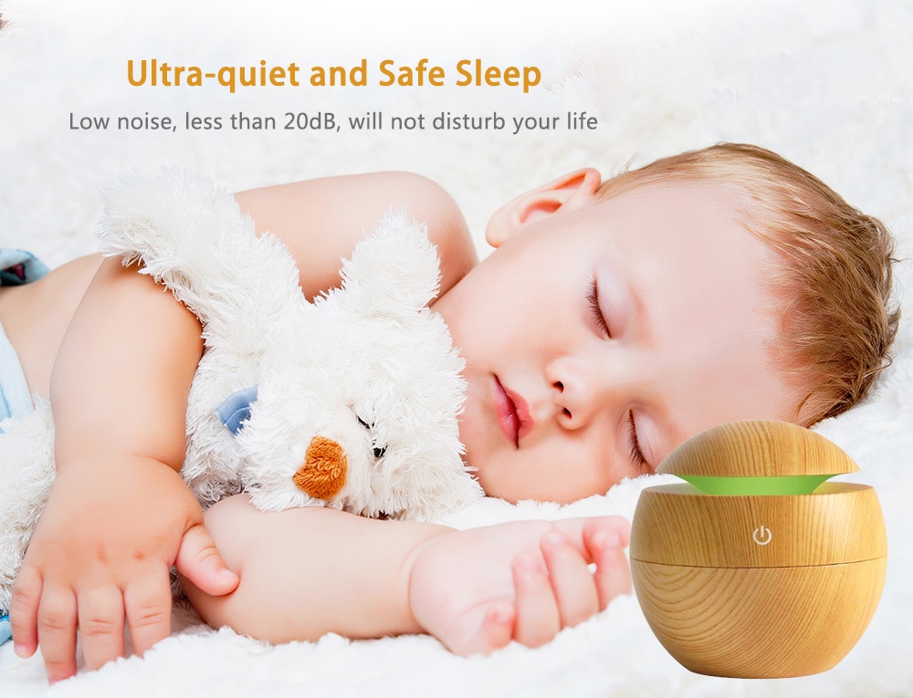 USB Mini Ultrasonic Air Humidifier - Cookie Brown USB Port