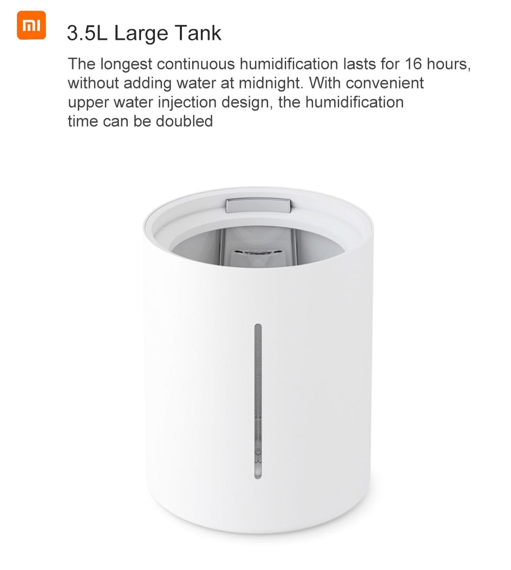 SMARTMI CJJSQ01ZM Ultrasonic Sterilizing Humidifier ( Xiaomi Ecosystem Product )- Milk White