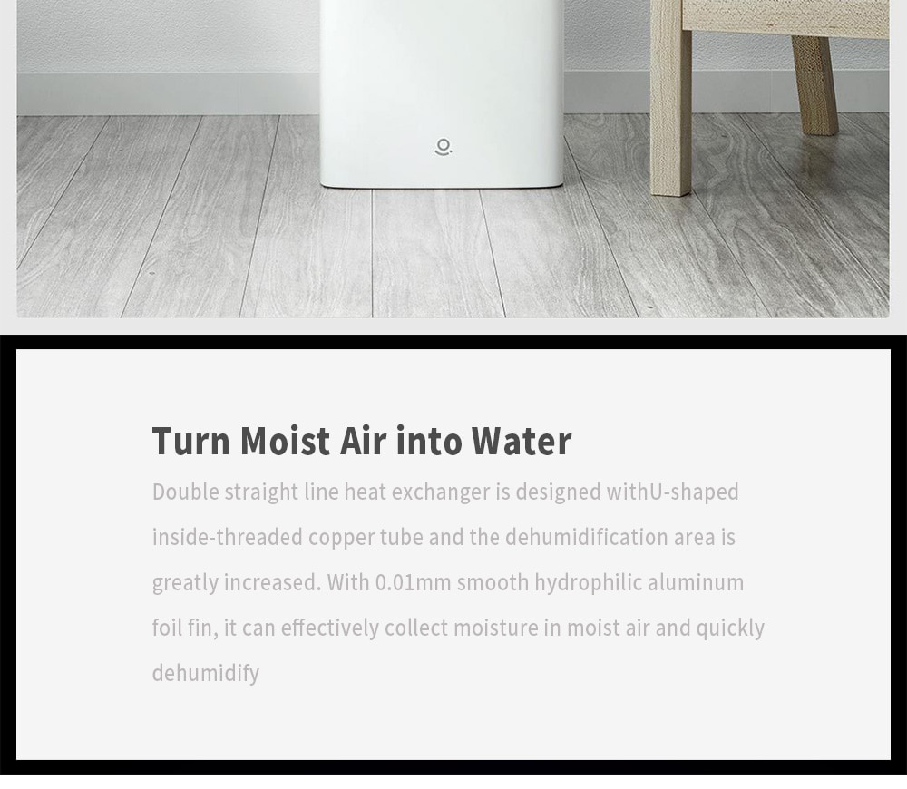 Zhibai Electric Air Dehumidifier Moisture Absorbing Dryer from Xiaomi Youpin- White Chinese Plug (3-pin)