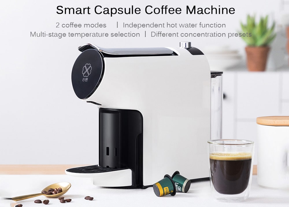 SCISHARE S1102 Smart Capsule Coffee Machine from Xiaomi youpin- White