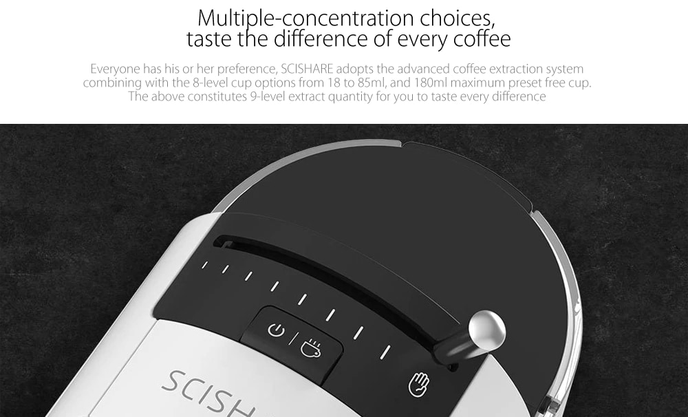 SCISHARE S1103 Capsule Coffee Machine from Xiaomi Youpin- White