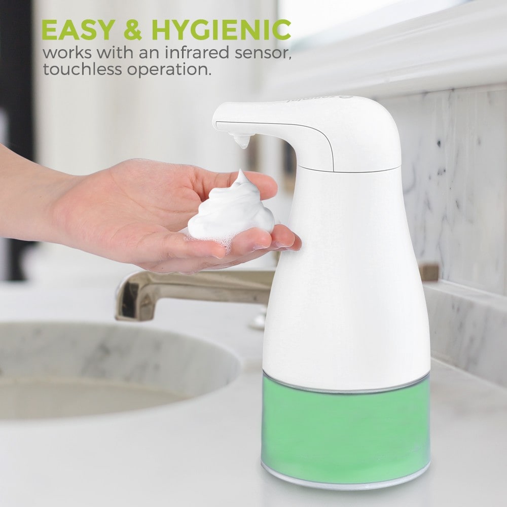 zanmini  ASD - 101 Touchless Foaming Soap Dispenser- White