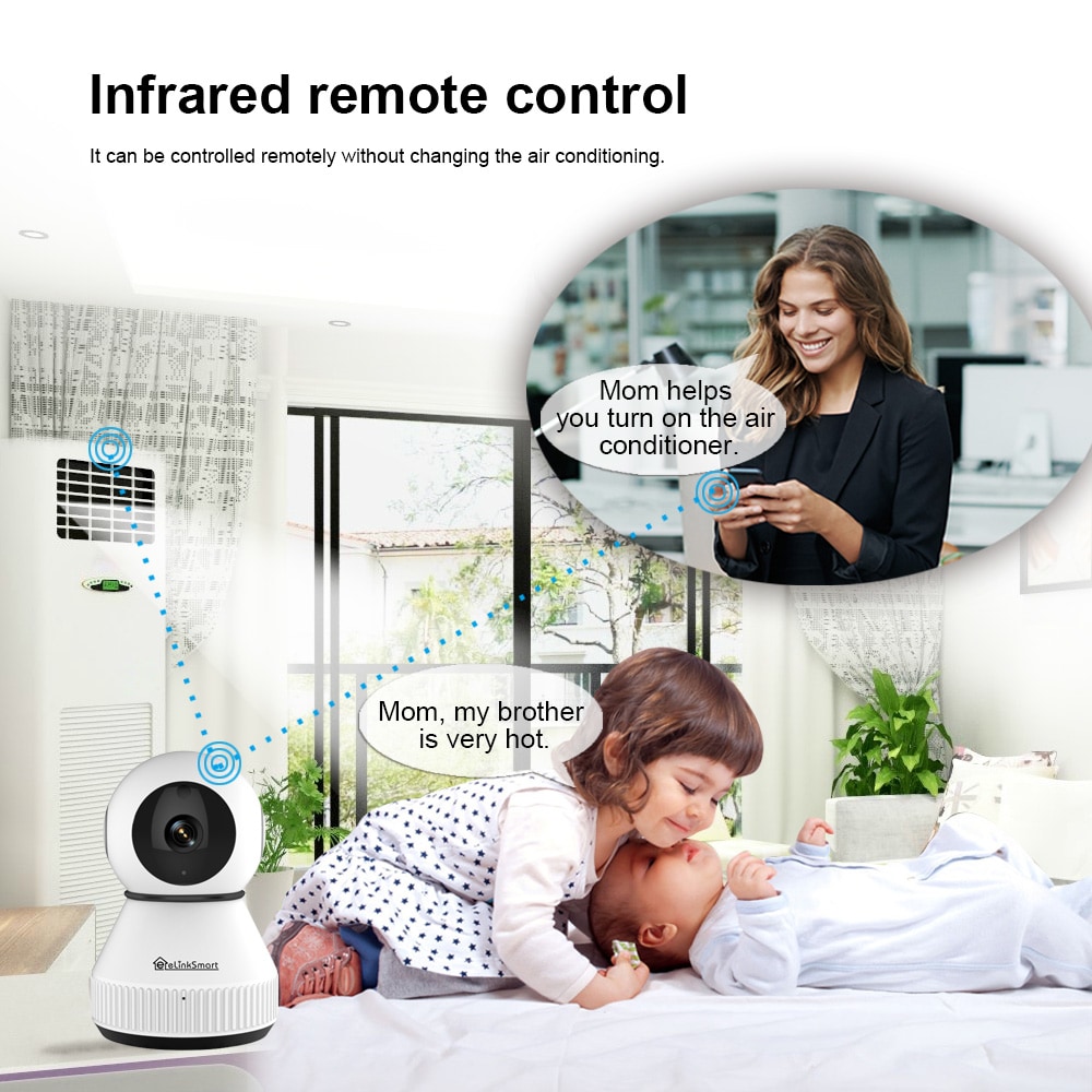 Smart Camera with Smart Home Control System- White HD 1080P