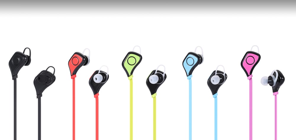 S5 Wireless Bluetooth 4.1 + EDR Music Sport Earbuds One Key Operation Multi-point Connection- Lake Blue