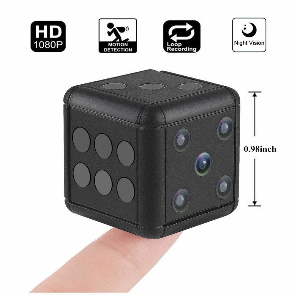 SQ16 1080P Mini Dice Camera Camcorder Sport DV- Black