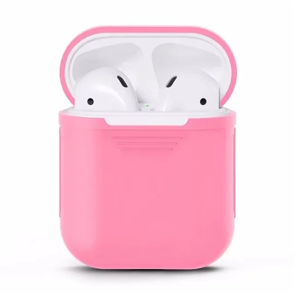 Silicone Shock Proof Protector Sleeve Skin Cover  True Wireless Earphone Case for Apple AirPods- Cerulean