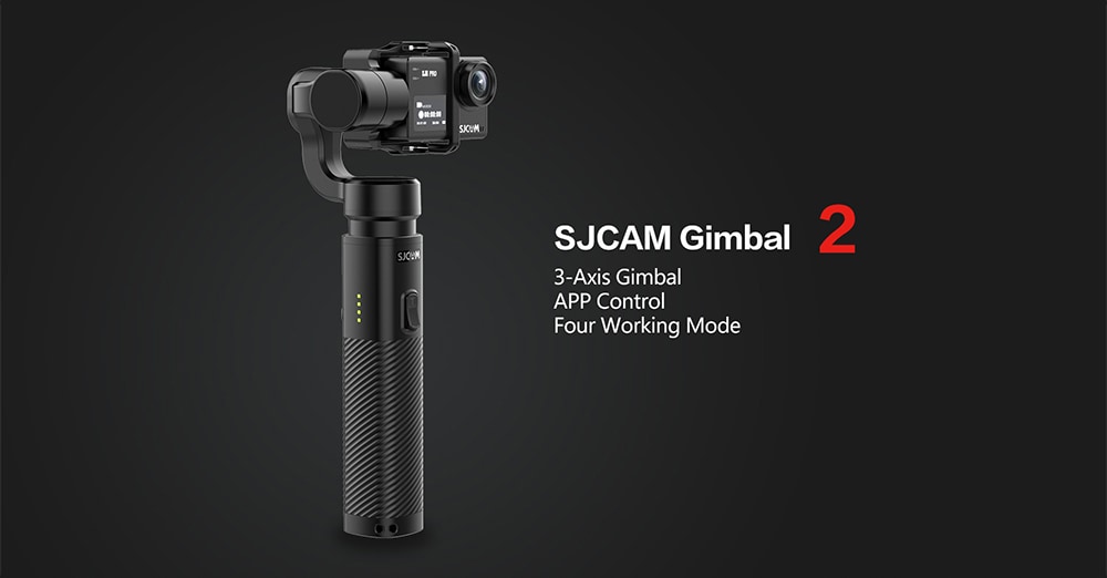 Original SJCAM SJ - GIMBAL 2 3-axis Handheld Gimbal Stabilizer for Action Cameras - Black