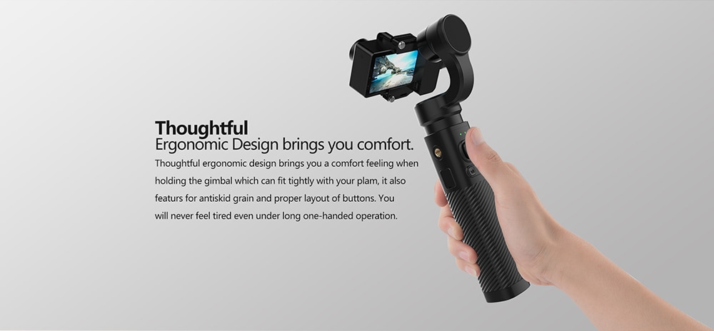 Original SJCAM SJ - GIMBAL 2 3-axis Handheld Gimbal Stabilizer for Action Cameras - Black