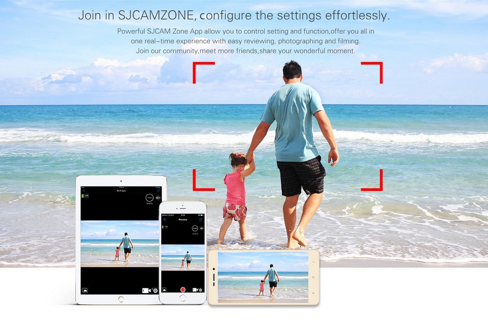 Original SJCAM SJ7 STAR 4K WiFi Action Camera 2.0 inch Touch Screen 166 Degree FOV 12MP- Silver