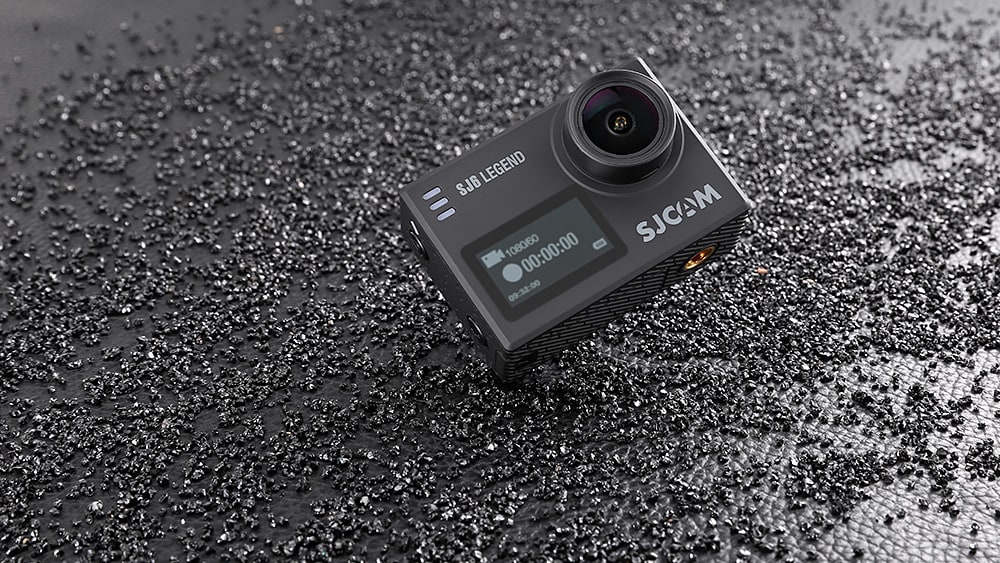 Original SJCAM SJ6 LEGEND 4K WiFi Action Camera Dual Screen Novatek  NTK96660 Chipset 166 Degree FOV- Black