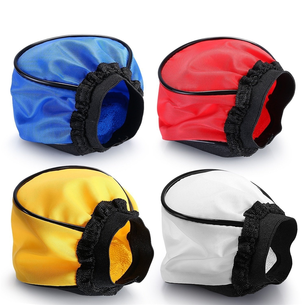 Professional DSLR Camera Speedlight Flashlight Bag Cover Flash Lamp- White