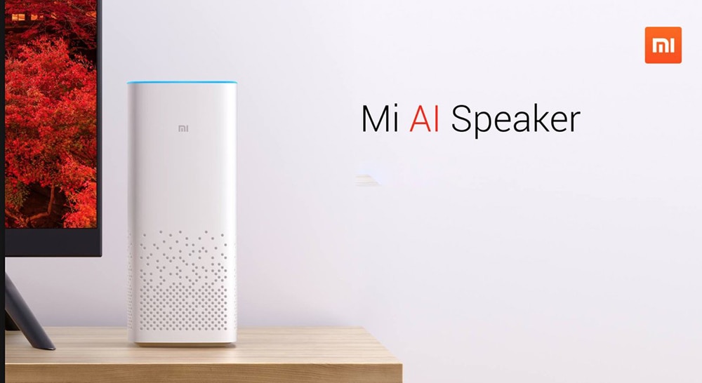 Original Xiaomi AI Bluetooth 4.1 Speaker Wire Smart Music Player- White