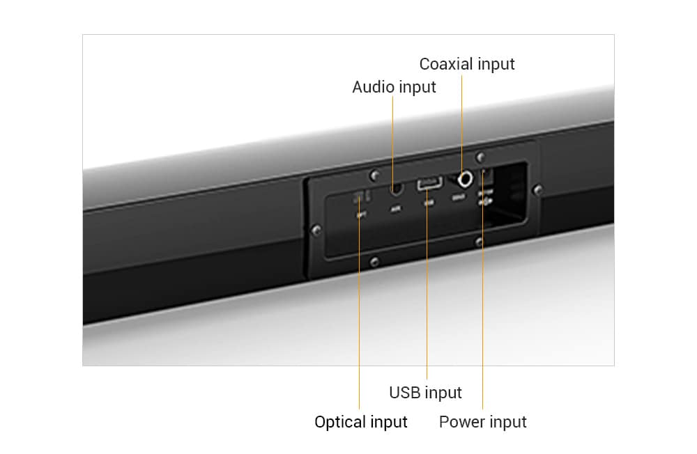 Shunpad S - R100 Wireless Bluetooth Soundbar Speaker with LED Display- Black Japan Plug (2-pin)