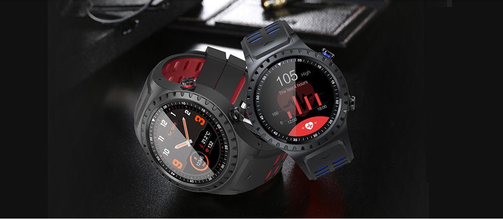 SMA M1 IP67 Waterproof Smartwatch Heart Rate Tracker Compass GPS Smart Bracelet- Gray