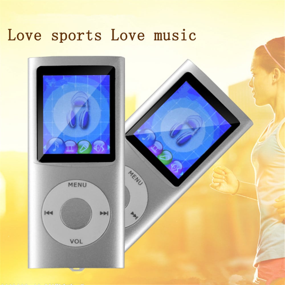 Portable MP3 / MP4 Player Photo Viewer E-book Reader FM Radio and Video- Black