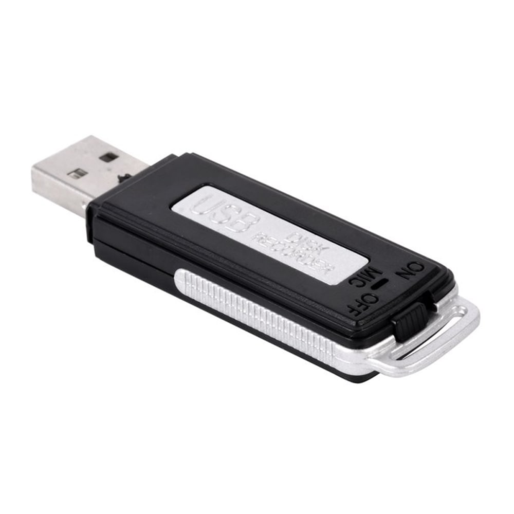 The Classic Mini USB Flash Pen 8 Gb USB 70 Hours of Tape Recorder- Black 1+8GB