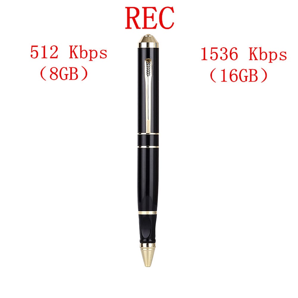 The New Business Meeting Pen of Digital Voice Recorder Usb Function- Black 1+8GB