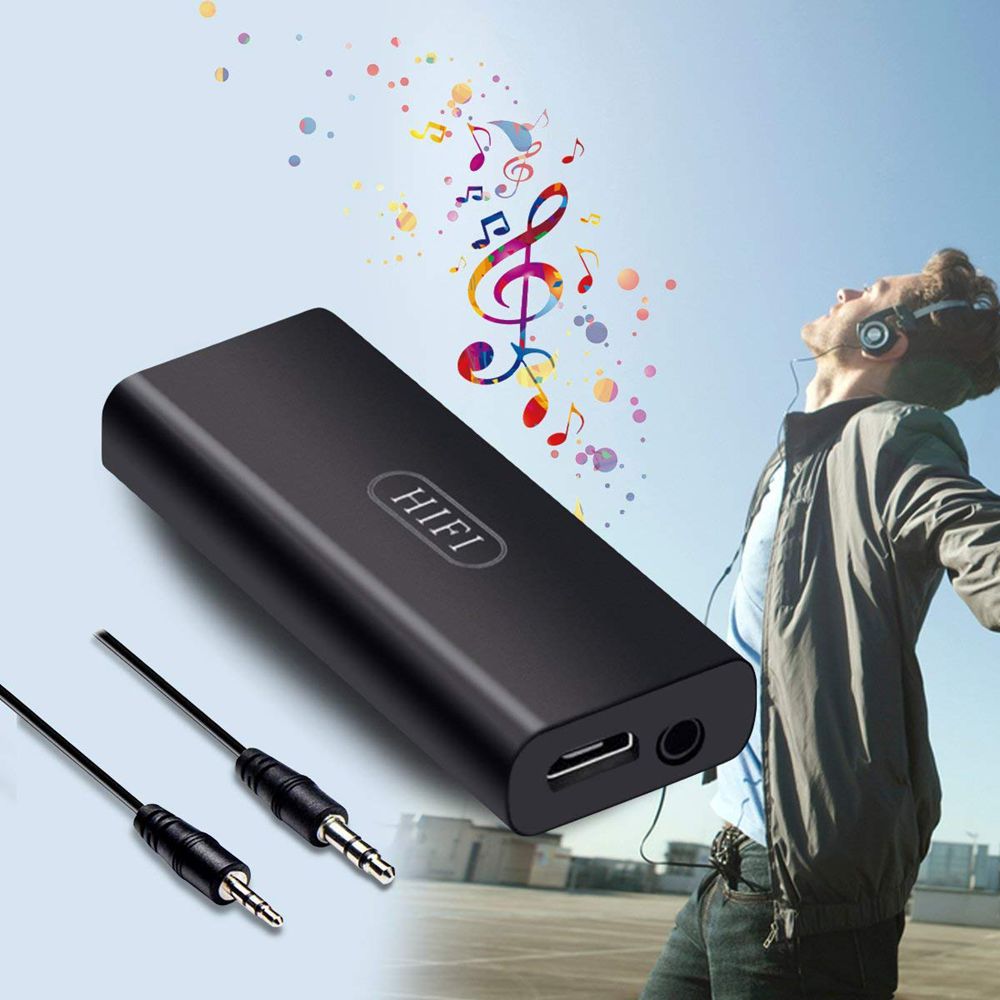 Portable High Fidelity Stereo Audio Quality HIFI Headphone Amplifier- Black