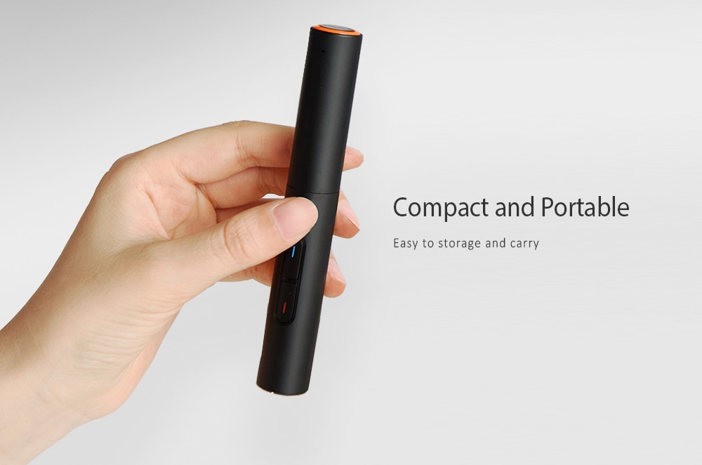 Sogou TR182 18 Languages Two-way Voice Bluetooth Translator Real-time Simultaneous Interpreter Recording Pen- Black