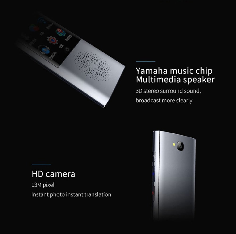 W02 Intelligent Translation Machine Multilanguage Simultaneous Photo Translator- Silver