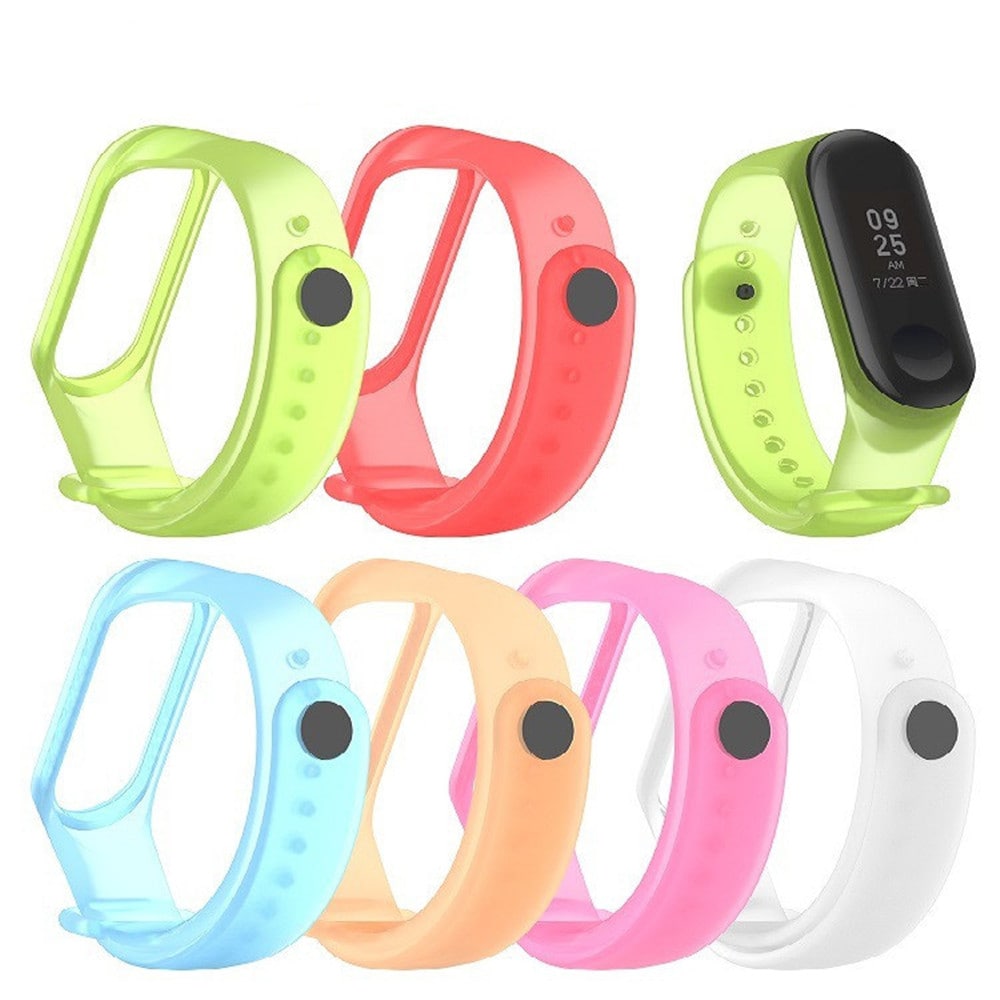 Translucent Wristband for Xiaomi Mi Band 3- Tea Green