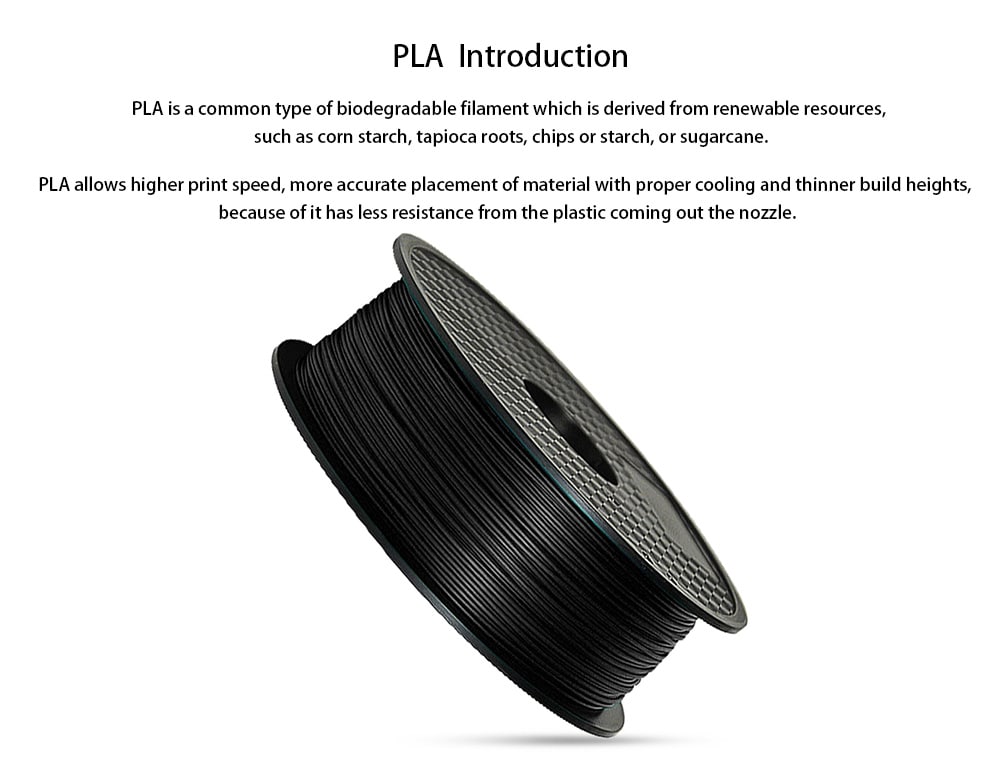 Tronxy 1.75mm PLA 3D Printing Filament Biodegradable Material- Shamrock