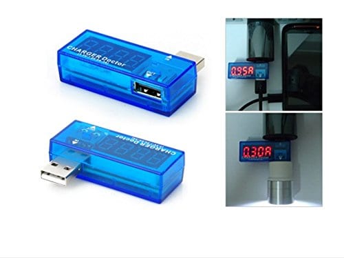 USB Charger Doctor - In-line Voltage and Current Meter- Blue