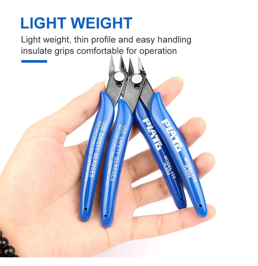 Portable Midget Diagonal Plier- Deep Blue