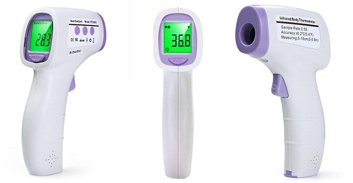 TAISHENG UV - 8808 Infrared Thermometer Gun Non-contact Temperature Measurement Device- White