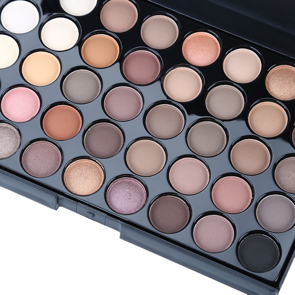 40 Colors Pearl Shimmer Fashion Eye Shadow Compact Palettes- 01