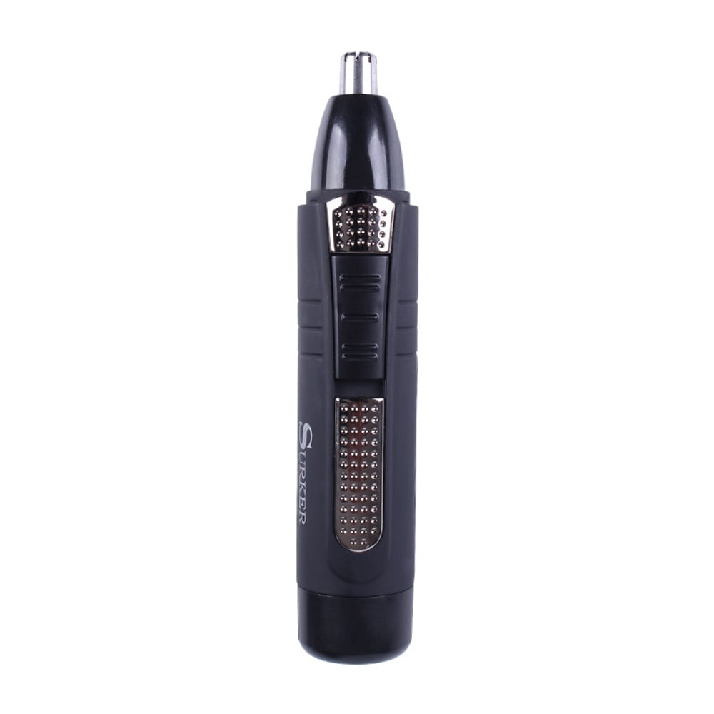 SURKER Nose Hair Trimmer Multi-Function Trimming Nose Hair Eyebrows Hair Bristle- Black