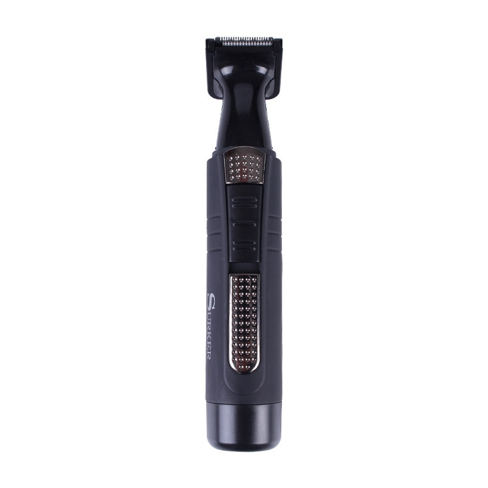 SURKER Nose Hair Trimmer Multi-Function Trimming Nose Hair Eyebrows Hair Bristle- Black