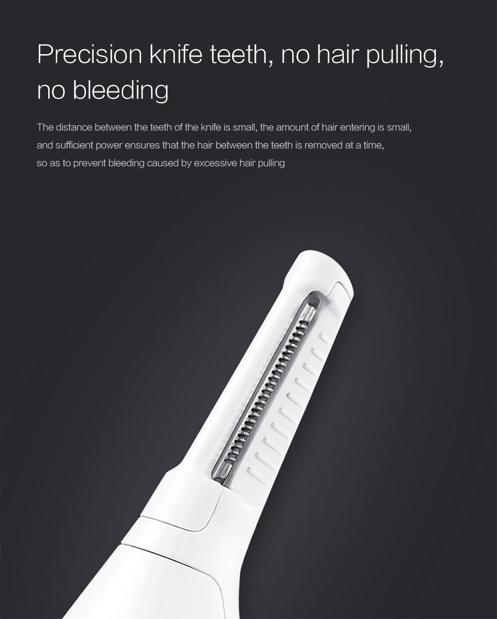 SOOCAS N1 Nose Hair Trimmer from Xiaomi Youpin- White