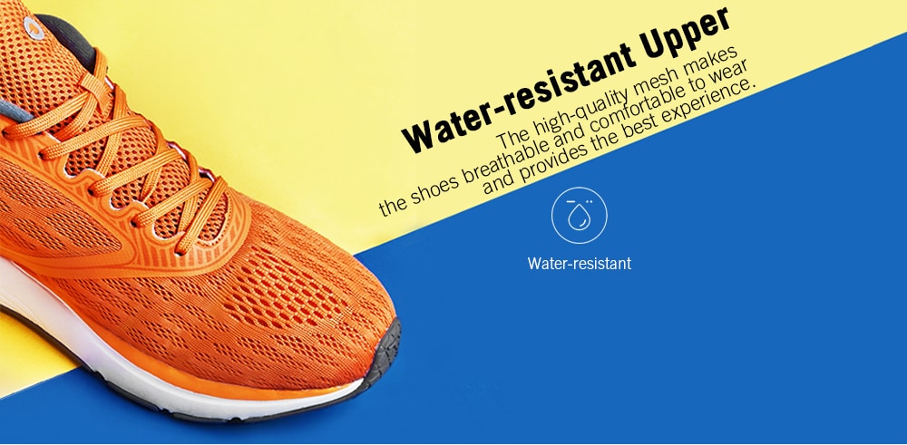 Breathable Anti-slip Running Athletic Shoes for Couple from Xiaomi Youpin- Orange 42