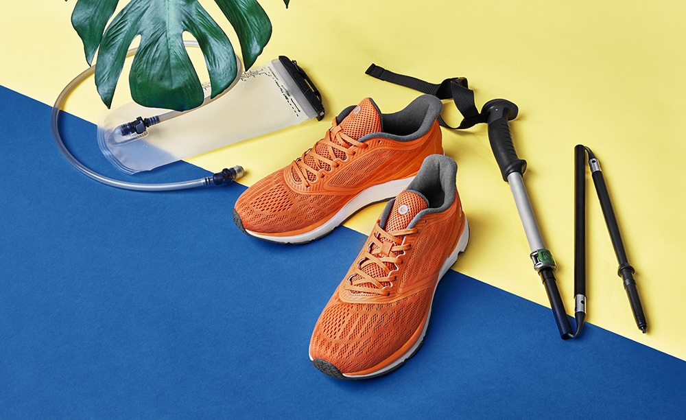 Breathable Anti-slip Running Athletic Shoes for Couple from Xiaomi Youpin- Orange 42