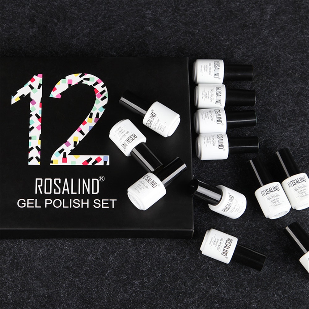 12PCS/LOT 7ML Manicure Nail Polish Vernis Semi Permanent Nail Gel Polish Kit- #007