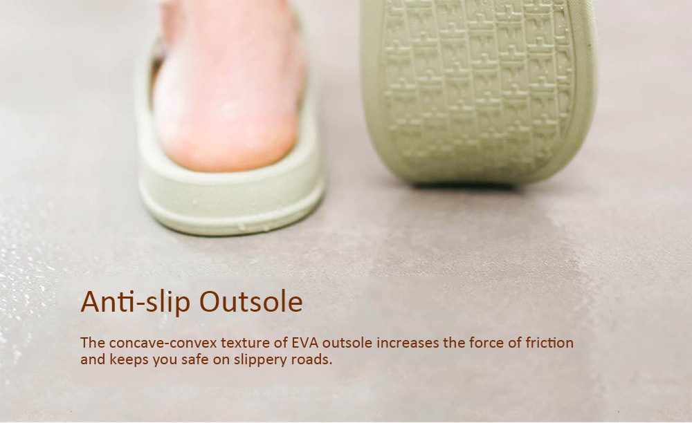 One Cloud Soft Anti-slip Antibacterial Massage Slippers for Bathroom Home- Deep Peach 240MM